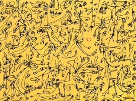 Litografía Saura - Antonio Saura