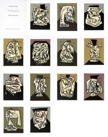 Sin Técnico Saura - Antonio Saura/Portrait/Marcel Moreau/Edtions Atelier Clot