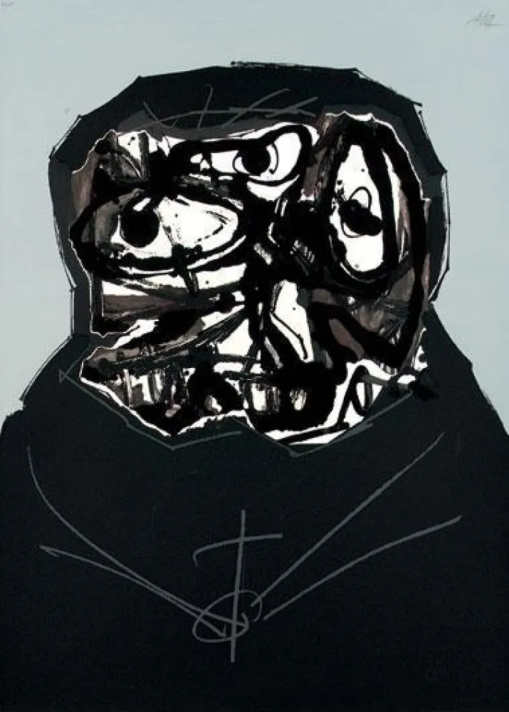 Serigrafía Saura - Aphorismen V