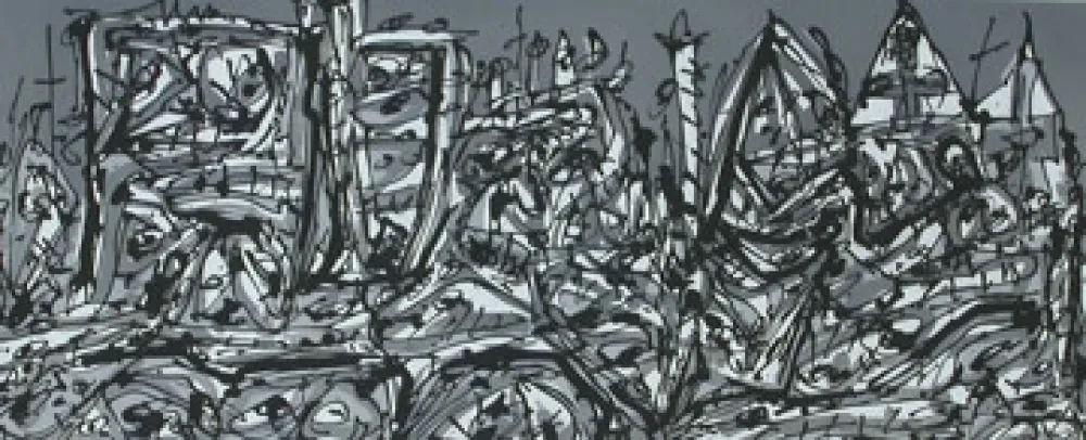 Aguafuerte Y Aguatinta Saura - Asedio II