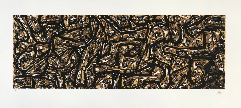 Aguafuerte Y Aguatinta Saura - Asedio, plancha 3