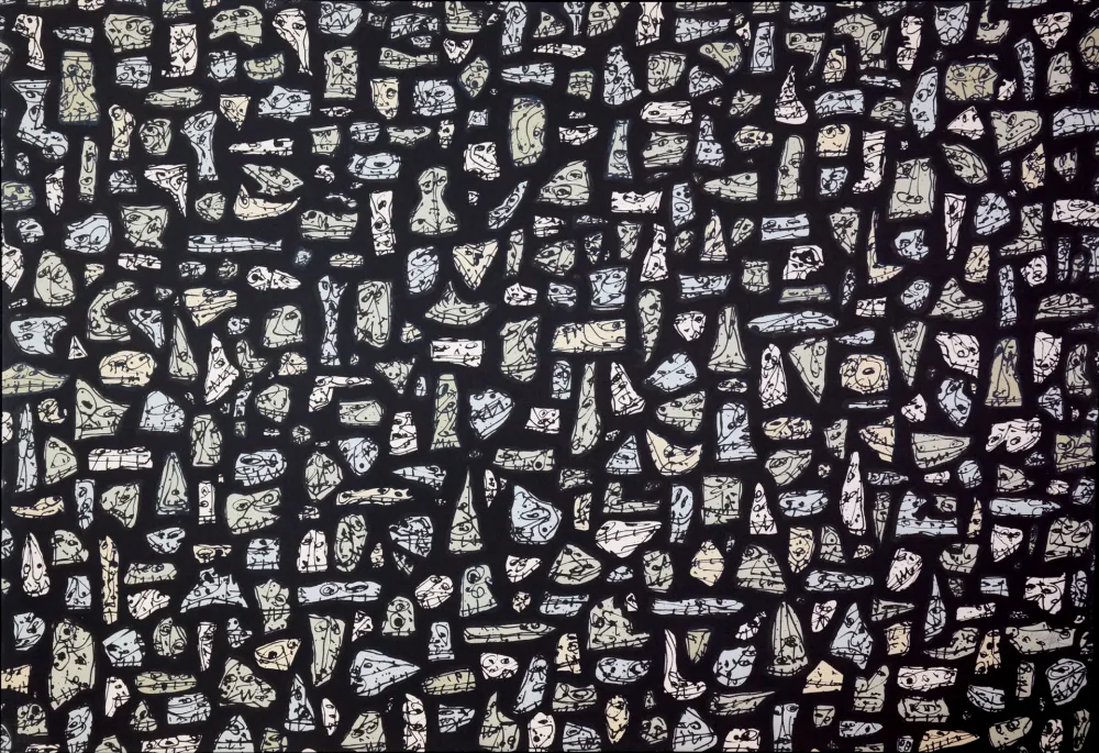 Litografía Saura - Damero