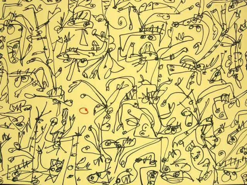 Litografía Saura - Danse Du Soleil