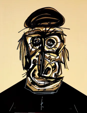 Litografía Saura - Don, Une chaire d'ombre