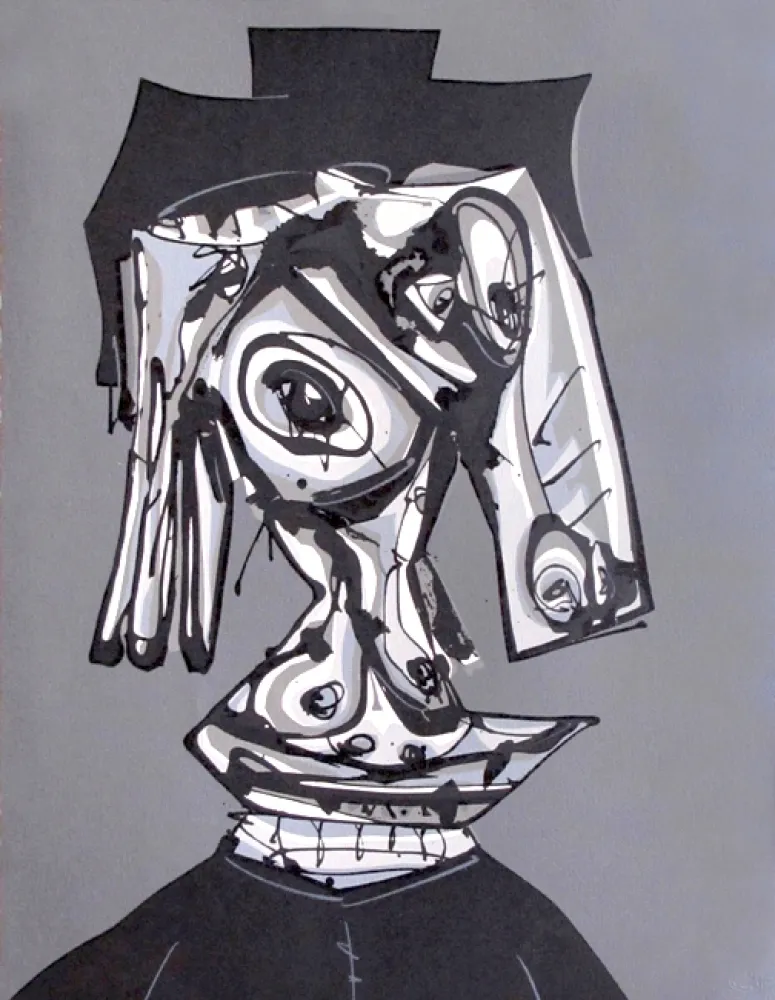 Litografía Saura - Dora Maar III