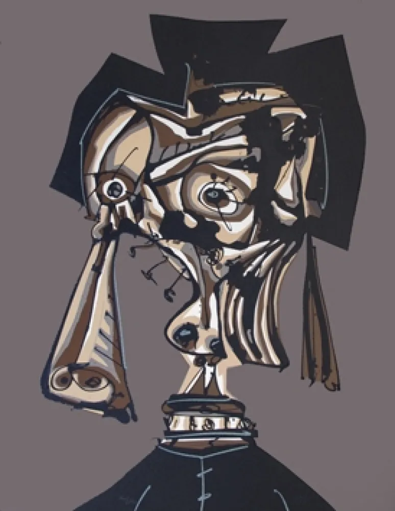 Litografía Saura - Dora Maar IV