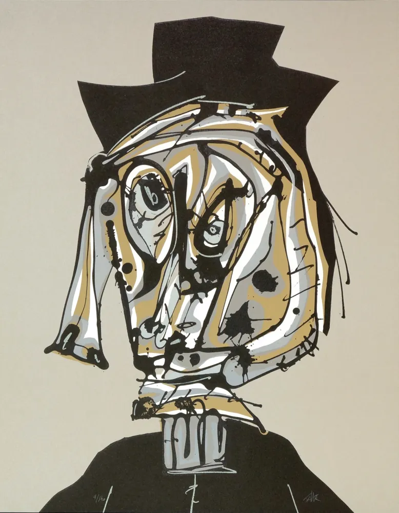 Litografía Saura - Dora Maar visitada I