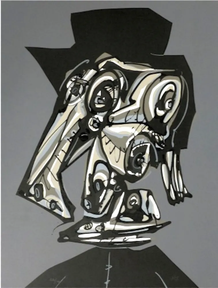 Litografía Saura - Dora Maar Visitada V