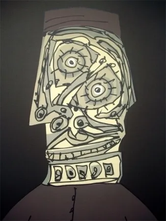 Litografía Saura - El Caballero