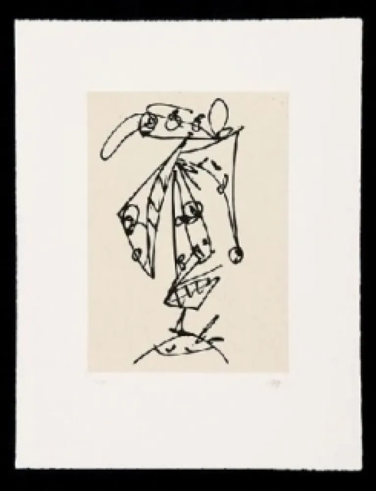 Aguafuerte Y Aguatinta Saura - Frauen Portrait mit Hut 1