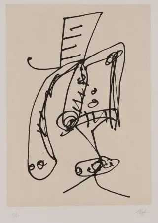 Aguafuerte Y Aguatinta Saura - Frauen portrait mit Hut 2