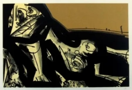 Litografía Saura - Kafka 2