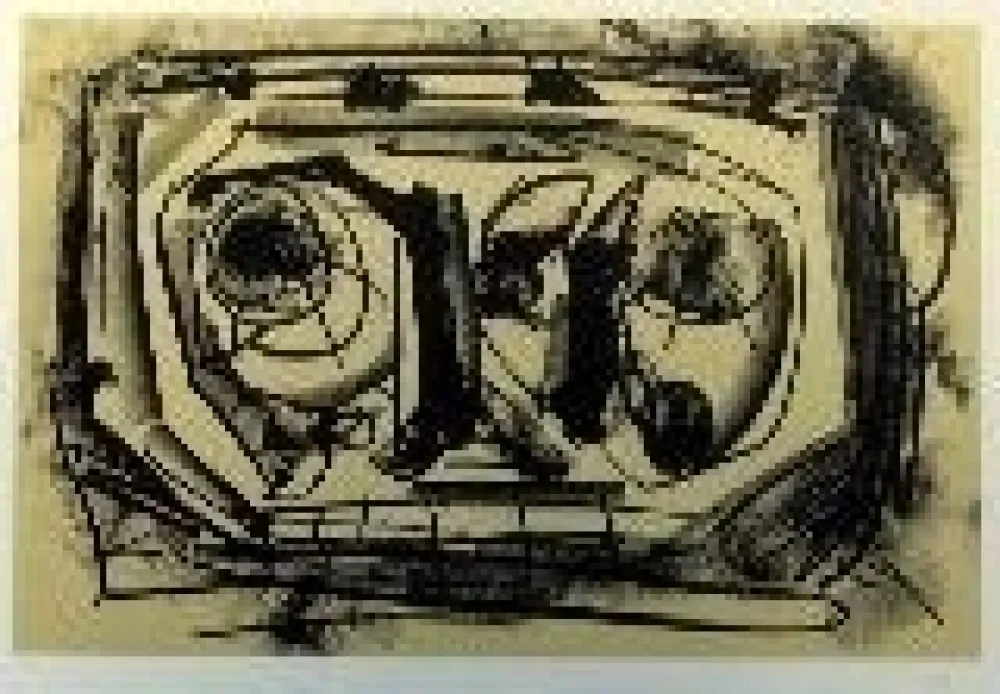 Litografía Saura - Kafka 8