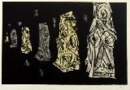 Litografía Saura - Kafka 9