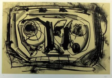 Litografía Saura - Kafka