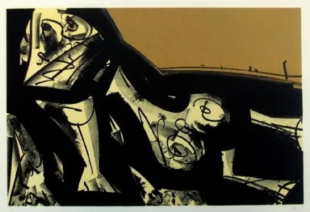 Litografía Saura - Kafka