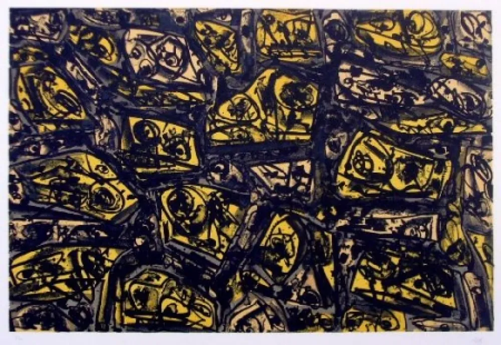 Litografía Saura - Kafka