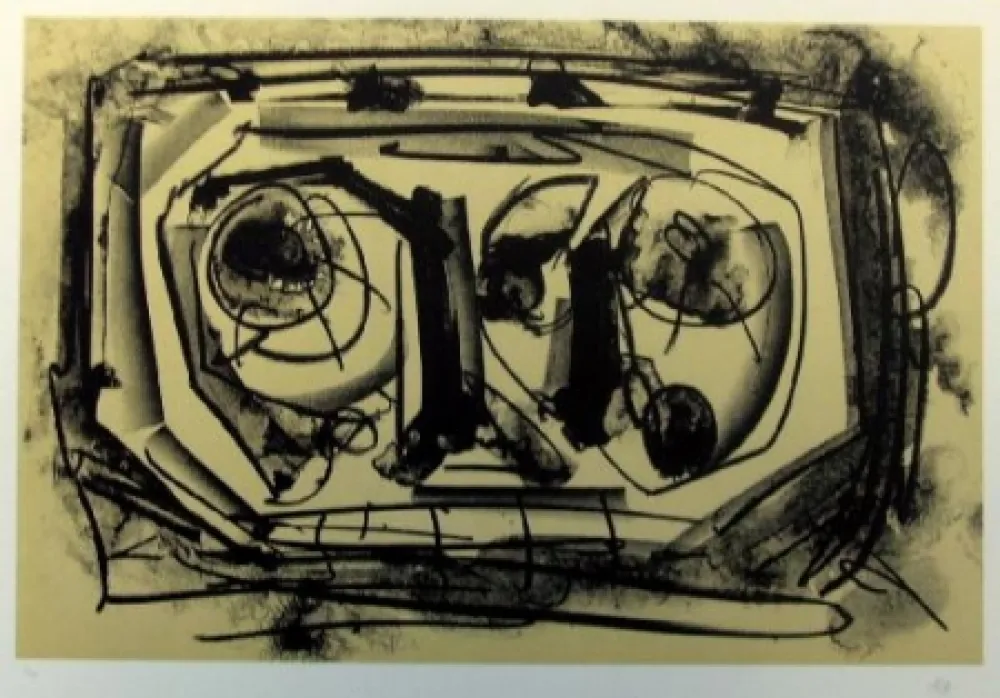 Litografía Saura - Kafka