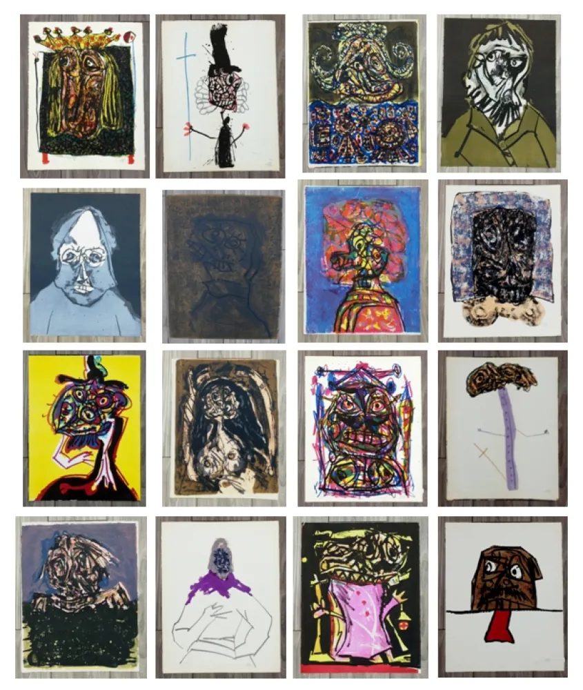 Litografía Saura - La Historia de España