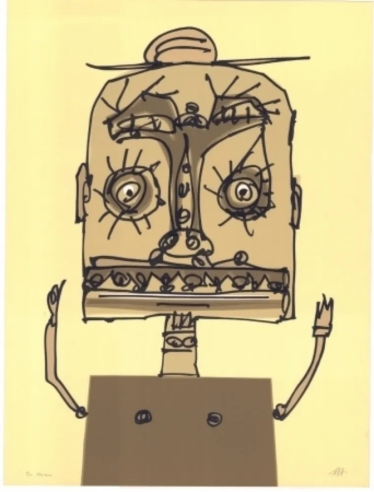 Litografía Saura - La  Infanta