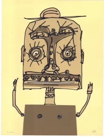 Litografía Saura - La  Infanta