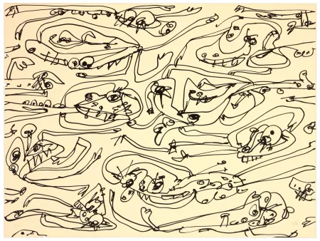 Litografía Saura - La paresse