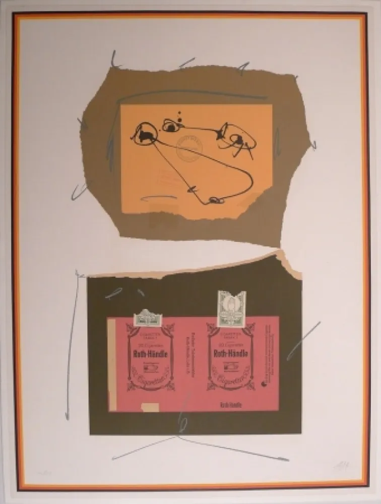 Litografía Saura - Le Jardin des Nations: Gudula