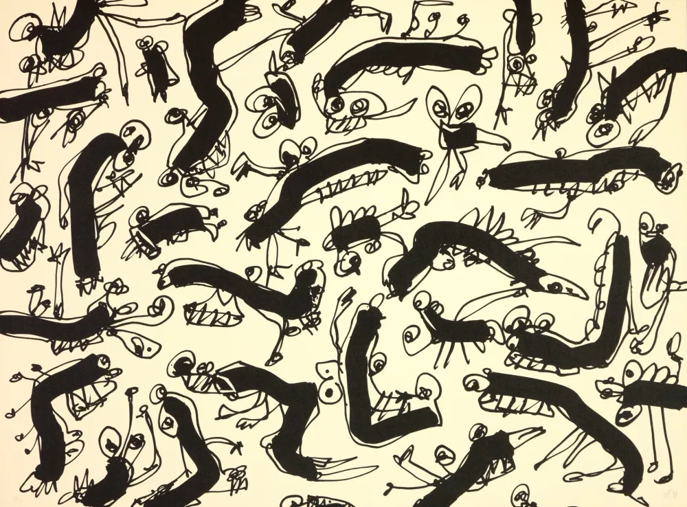 Litografía Saura - L'envie