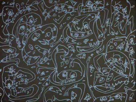 Litografía Saura - Les Sept pêchés capitaux