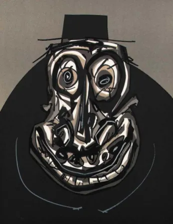 Litografía Saura - Melanchton I