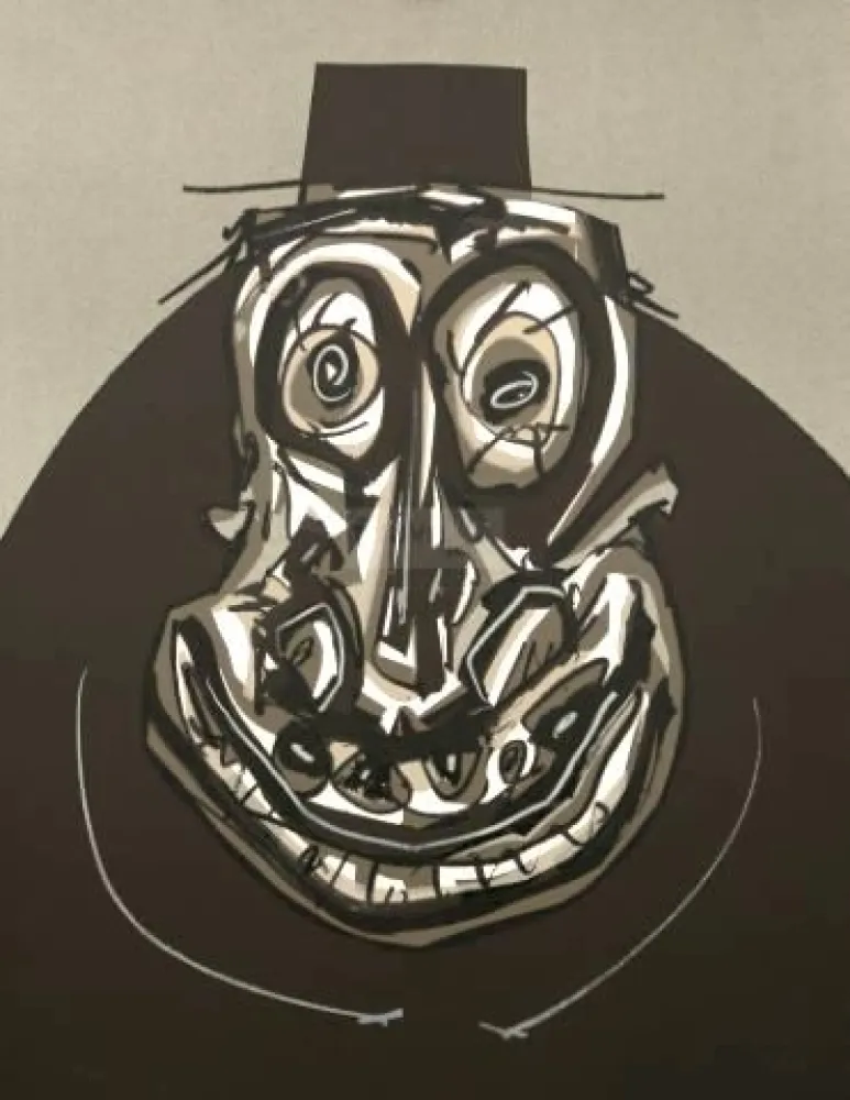 Litografía Saura - Melanchton III