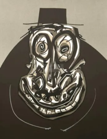 Litografía Saura - Melanchton III