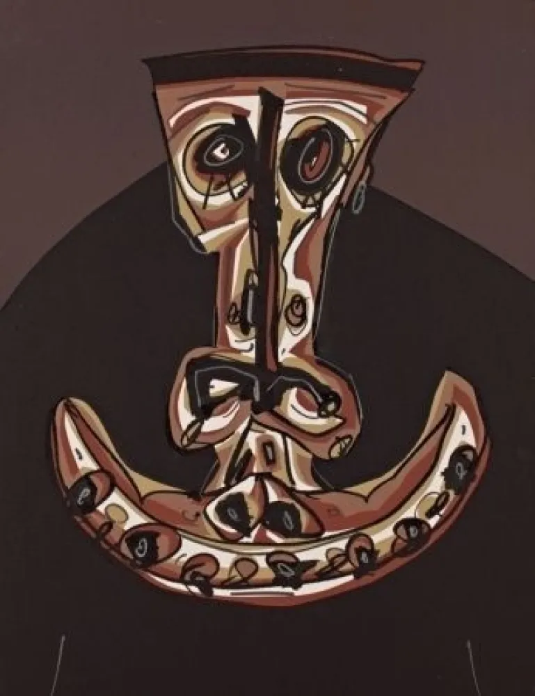 Litografía Saura - Melanchton V