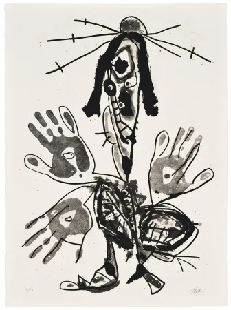 Aguatinta Saura - Novisaurias