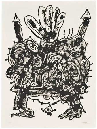 Aguatinta Saura - Novisaurias