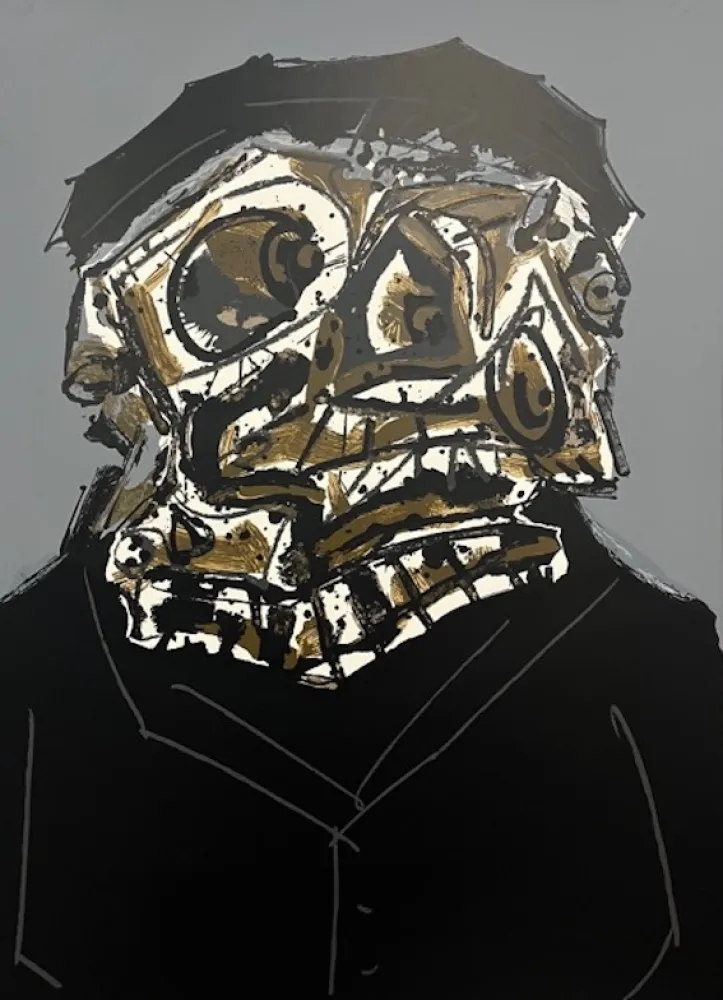 Serigrafía Saura - Remembrandt