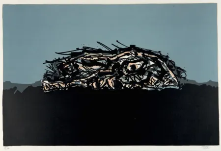 Litografía Saura - Retrato imaginario de Goya