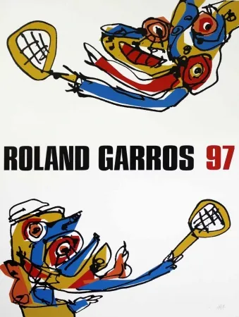 Serigrafía Saura - Roland Garros 97