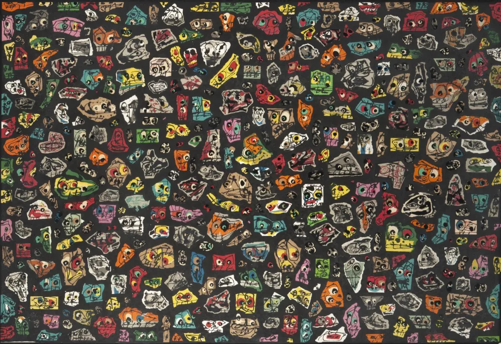 Litografía Saura - Rompecabezas