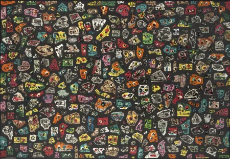 Litografía Saura - Rompecabezas