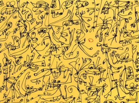 Litografía Saura - Sans titre