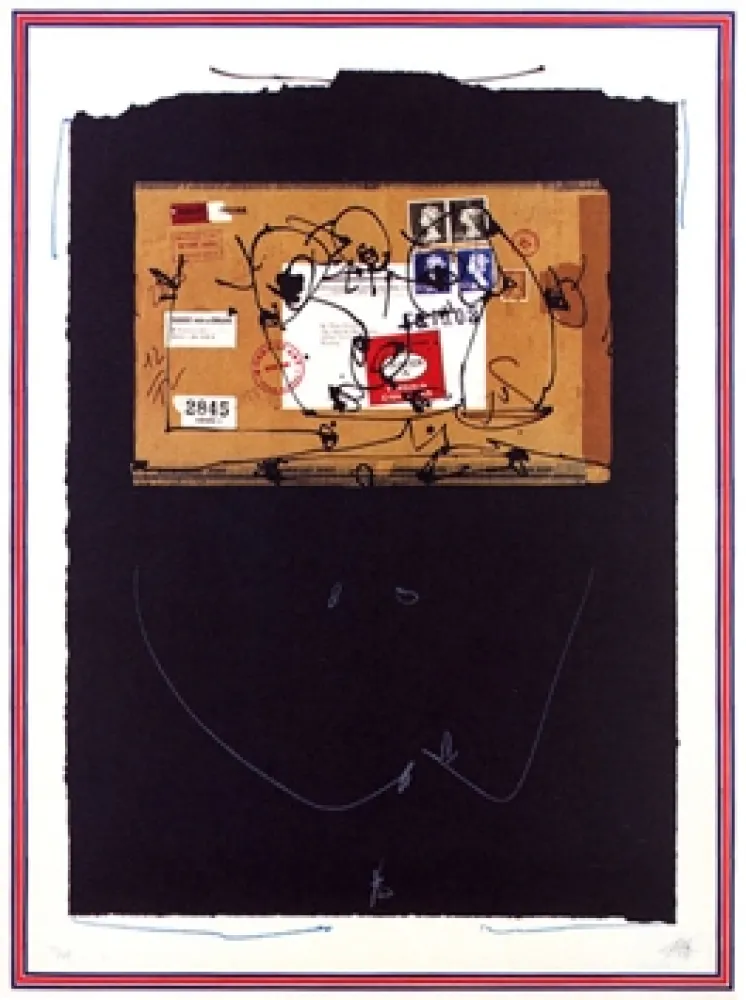 Litografía Saura - Sans Titre