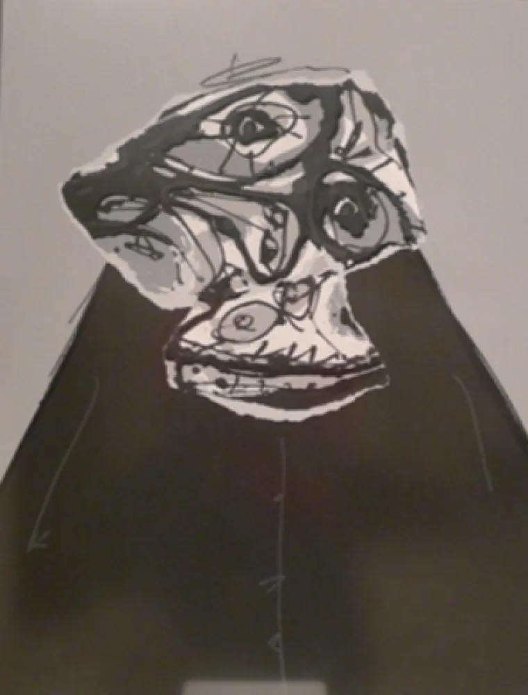 Grabado Saura - Sin título