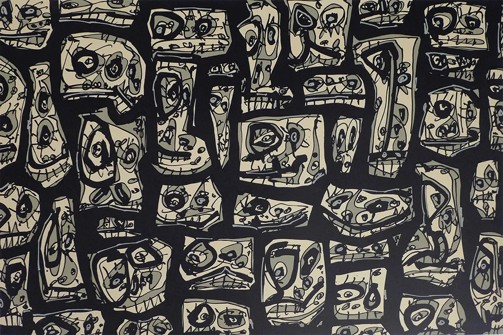 Litografía Saura - S/T