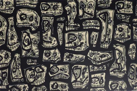 Litografía Saura - S/T