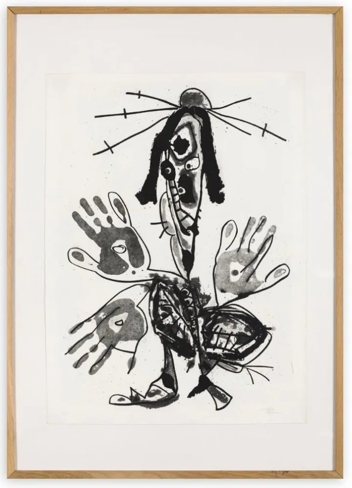 Aguafuerte Y Aguatinta Saura - Sylvia (Novisaurias)