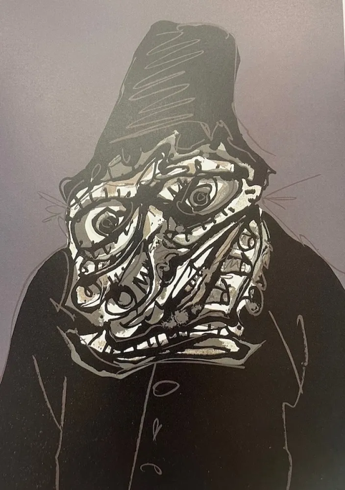 Serigrafía Saura - The King II