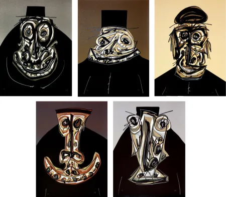 Litografía Saura - Un chair d'ombre