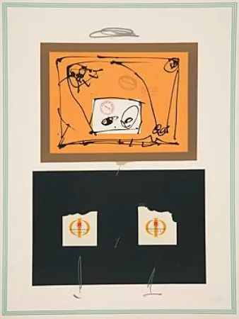 Litografía Saura - Xenia