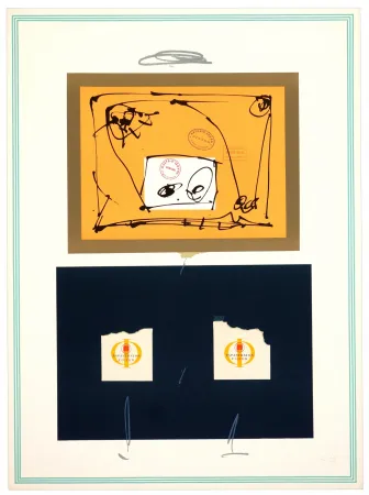 Litografía Saura - Xenia